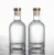 Import Stocked 750ml 500ml 375ml extra flint glass bottle with wooden metal stopper screw cap for gin vodka tequila rum liquor spirits from China