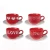 Import stoneware custom printed 550ml jumbo tea cup and saucer W0293 from China