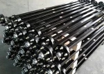 Straight axle no brake rear axle for boat trailer