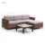 Import Strong high quality leather-like flat wicker 5 in 1 rattan sofa set garden furniture from China