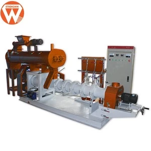 Strongwin fully automatic eel shrimp crab prawn feed manufacturing machine for aquaculture farm
