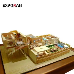 Stunning beautiful house model/miniature architecture model / house plan design miniature garden