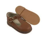 Summer 2021 New kids shoes T-bar Childrens casual shoes Leather kids shoes Children baby sandals