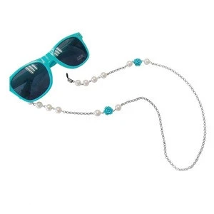 Sundysh  Eyewear Retainer,  Pearl Eyeglass Retainer Lanyard  Sunglass Retainer Strap for Women