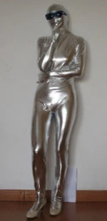 Buy 100% Natrual Latex Hand Made Full Body Catsuit With Inflatable Breasts  from HL Latex Products Factory, China