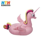 Swimming Manufacturers inflatable pool toys Unicorn Custom Leaf Bed Giant Inflatable Pool Float Water Play Equipments