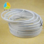 SXLH wholesale 6mm 8mm manganese flat steel boning durable steel bone white color boning for bridal dress petticoat shaping