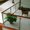 T stair stainless steel glass railing balustrade staircase stainless steel handrail design