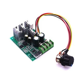 Taidacent Golf Trolley 60V 1500W DC Motor Controller Board RPM Display 24 Volt Speed Controller 12V 30A PWM DC Motor Controller