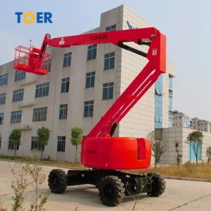 Tder 18m 20m Man Diesel Power Hydraulic Nacelle Articulated Boom Lift