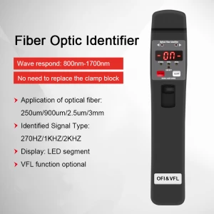 Telecommunication Equipments Optical Fiber Identifier Handheld Optical Fiber Identifier