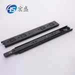 Telescopic channel kitchen cabinet accessories 45mm furniture usage dotted finish slide