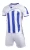 Import Thailand Quality White & Blue Soccer Jersey Kits Soccer Wear from China