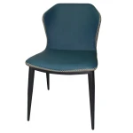 The dining room can be stacked with modern wooden metal dining chairs-high back dining