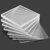Thick clear colored PMMA acrylic sheet cut to size for crafts