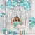 Import Tiffany blue birthday party decoration set with silver happy Birthday balloon banner from China