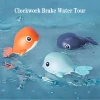 Tik Tok Little whale bath Toys Wind Up Diver Swimming Floating Turtle Swim and Crawl Wind Up Toys Pool Bath Toys for Kids