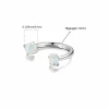 Tiny 16G Surgical Steel 3mm Opal Horseshoe RingS Cartilage Hoop Piercing Earrings Nose Navel Piercings Jewelry