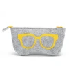 Top grade Felt Cloth Sunglasses Boxes High Quality Luxury Fabric Glasses Case Eyeglasses Accessories