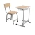 Tradition kindergarten furniture plywood student desk and chair for school furniture