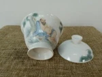 Traditional Chinese Kung Fu Tea Bowl Gaiwan Porcelain Tureen