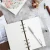 Import Transparent PVC Notebook Cover Coil Ring Binder Planner from China