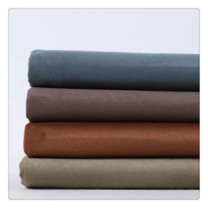 tricot polyester faux suede fabric for fashion clothing