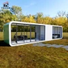 Tseason Wholesale OEM ODM 20ft 40ft Outdoor Modern Popular Prefab House Tiny House Mobile Working House Office Pod Apple Cabin