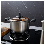 Turkey Die Cast Cook Wear 26cm Kitchen Pots and 2In1Food Cooking Sauce Frying Pans Set Stainless Steel