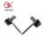 Two-hole High Gloss color Furniture hardware support pin with screw glass fittings