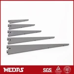 U-bracket for wooden shelves