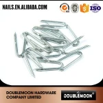 U shaped galvanized nails