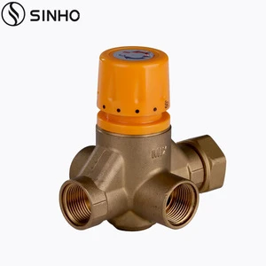 Underfloor heat pump connect parts 4 way thermostatic mixing valve