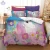 Import Unicorn Bedding 3 Piece Flower Girl Bedding Set Cartoon Unicorn Pink White Bedspreads Cute Duvet Cover for Teens Unicorn Bed Set from China