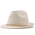 Import Unisex Summer Beach Straw Hat Mental Chain Jazz Panama Trilby Fedora Hat Gangster Cap Outdoor Breathable Hats Men Women Sunhat from China