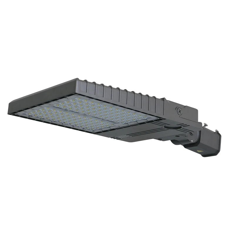 US Warehouse DLC Listed IP66 Waterproof 150W Outdoor Shoebox Commercial LED Parking Lot Light Area Street Lights