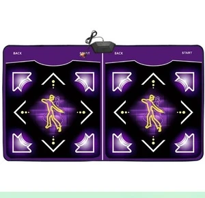 USB Twin Dance Mat PC TV Game Double Dance Pad