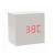 USB/AAA Powered voice controlled Multifunctional cube wooden digital LED desk clock