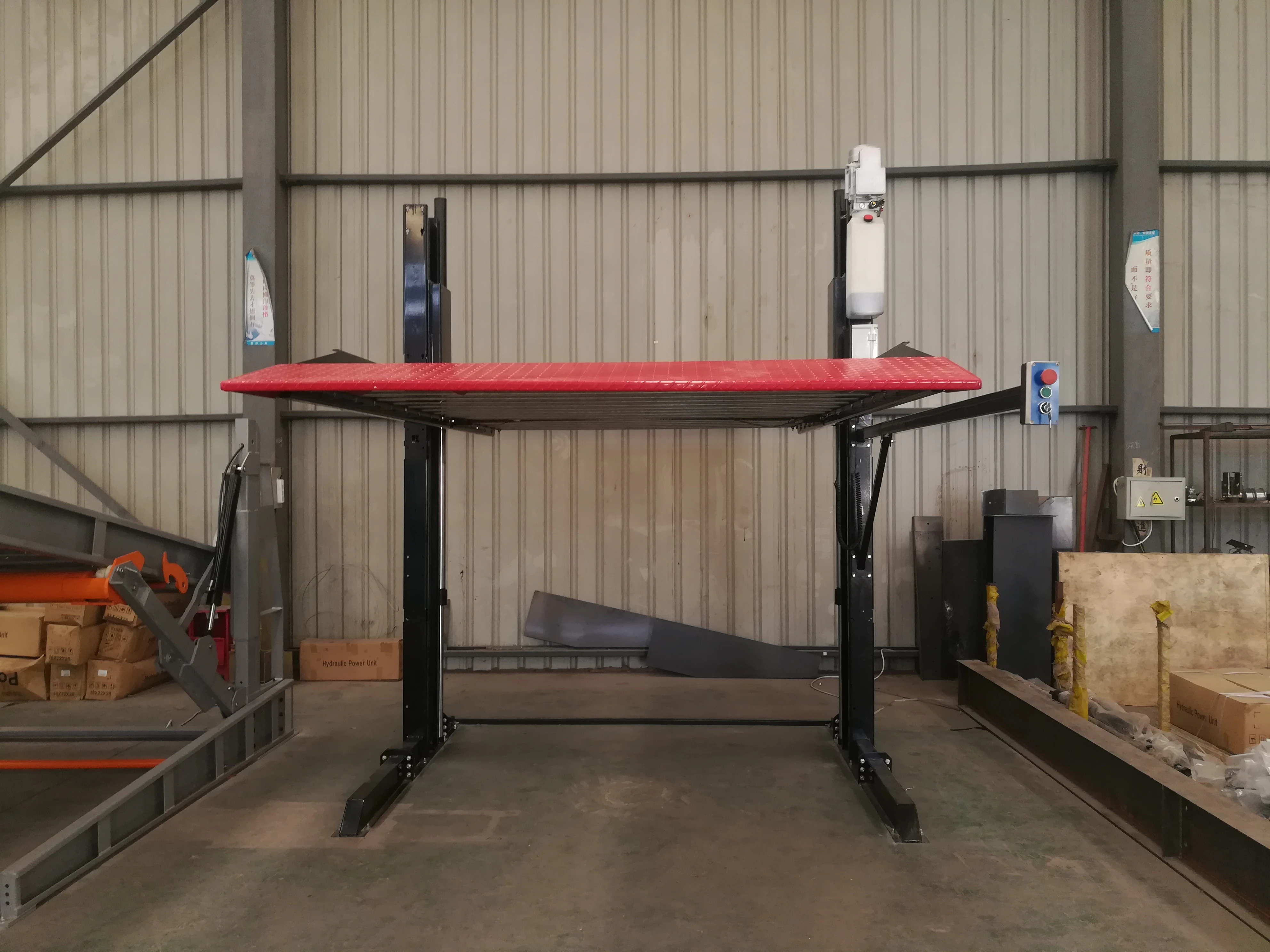 Used Hydraulic Park car park two post car parking lift for sale