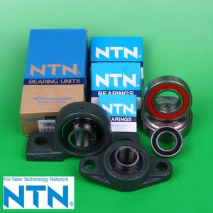 Various types of roller bearings for industrial equipment and machinery. Manufactured by NTN Corporation. Made in Japan