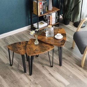 VASAGLE Center Table Coffee Modern Home Centre Coffee Tables Wood Tea Coffee Table