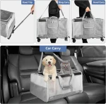Ventilated Design Airline Approved Pet Carrier Sling Shoulder Bag for Cats Dogs and Small Animals Portable Pet Travel Carrier