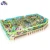 Import village theme kids slide ball pool colorful entertainment play area toys indoor playground from China
