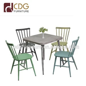 vintage restaurant Antique restaurant aluminum outdoor garden table set of vintage white grey cafe tables and chairs
