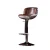 Import Vintage Top Grain Leather Aviation Bar Stool with Disc Base For Club Restaurant from China