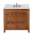Import Vintage wood cabinet sinks solid surface wash bowl for bathroom furniture from China