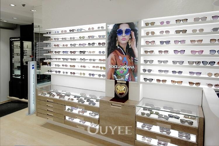 Buy Wall Mount Eyeglass Display Eye Glasses Showcase Optical Shop