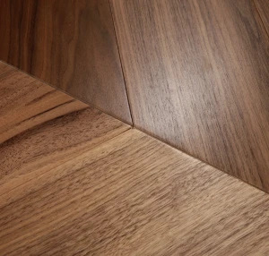 Walnut fishbone hardwood flooring solid wood flooring