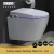 Import water saving round P trap intelligent  hanging smart toilet conceal tank with bidet from China