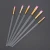 Import Watercolor Gouache Paint Brushes Different Shape Flat Pointed Tip Nylon Hair Artist  Painting Brush Set Art Supplies from China
